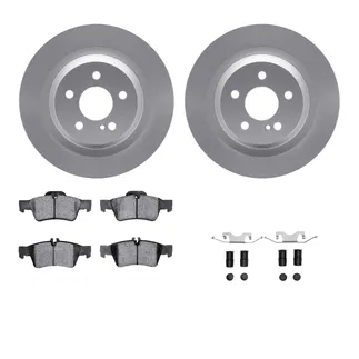 R1 Concepts WDWH1-63055 Brake Rotor- Carbon Coated W/ Ceramic Pads & Hdw